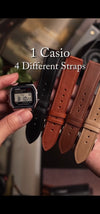 1 Casio, 4 different straps.