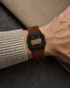 The Woven Brown Casio strap