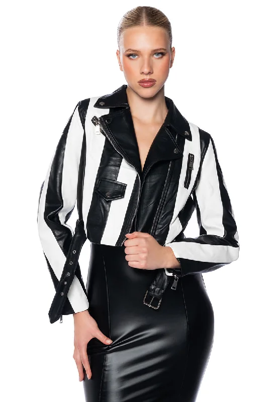 classic women's coatsBEETLEJUICE CHIC MOTO JACKET