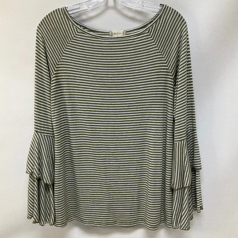 cropped women's topsTop Long Sleeve By Altard State In Striped Pattern, Size: S