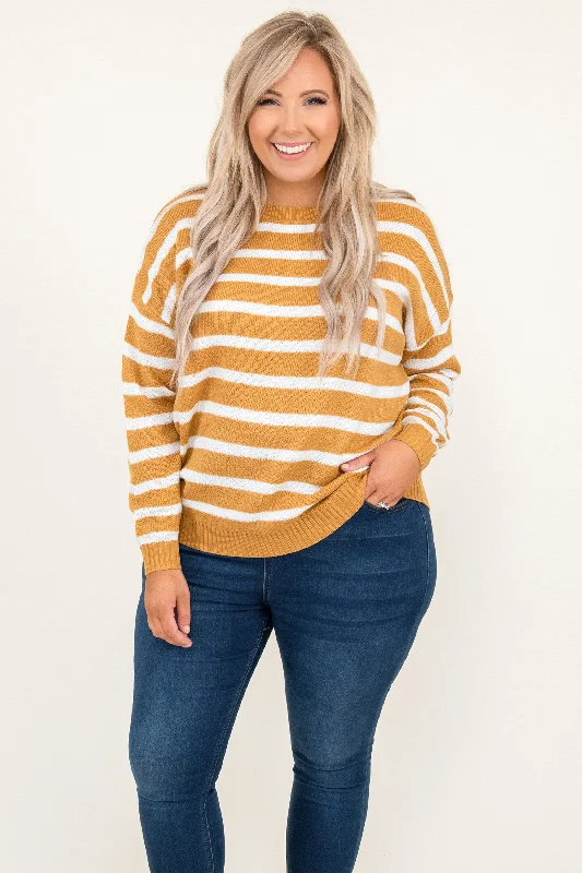 women's tops for date nightsPiece Of Mind Sweater, Mustard