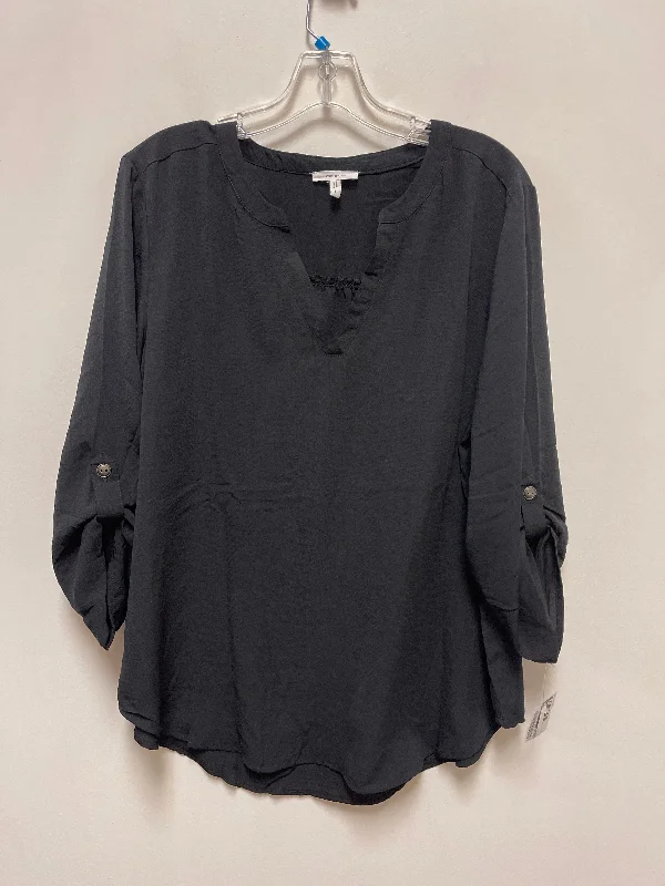 women's tops for those who want to create stylish and put-together outfits without spending a fortuneTop Long Sleeve By Maurices In Black, Size: L