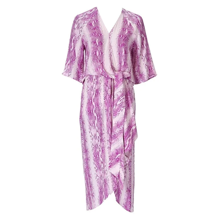 Floor-Length DressEssential Antwerp Women's Dooler Purple Tied Knot Midi Dress