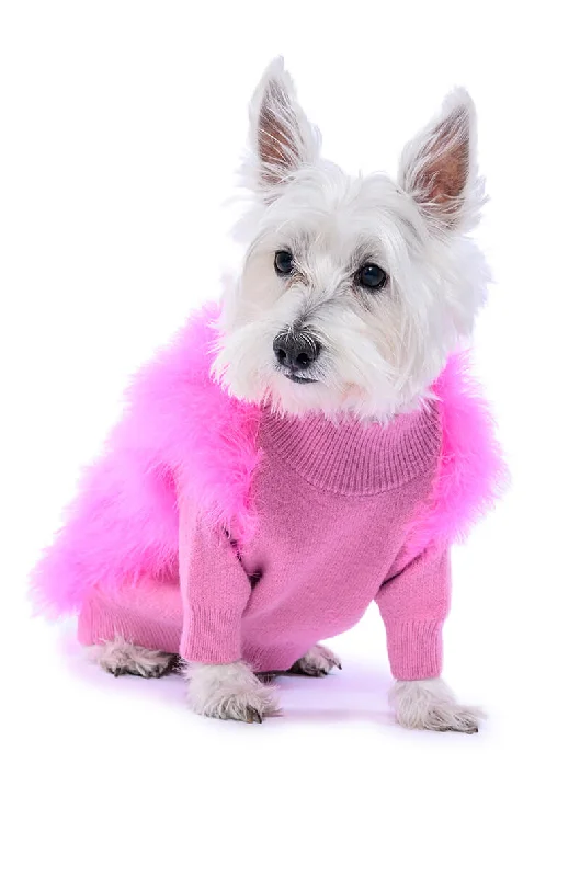 women's coats for cold weatherQUINN FEATHER DOGGY SWEATER