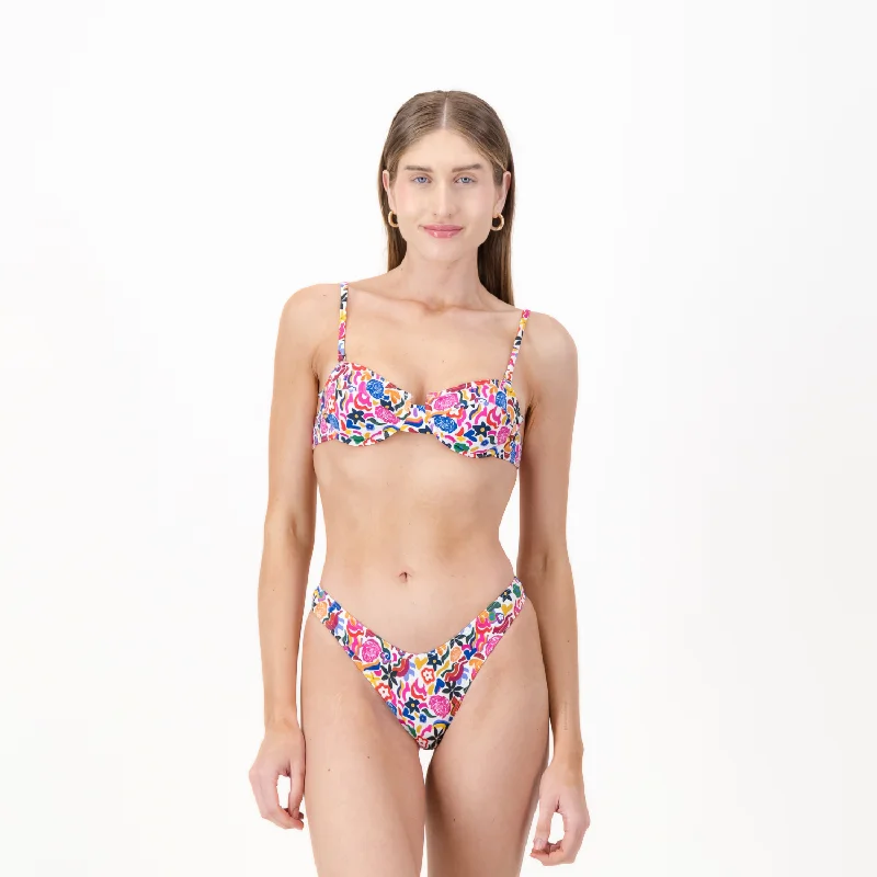 Chlorine-Free Female SwimwearTay Tay Top | Flora