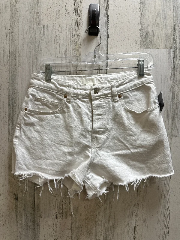 women's leather shortsWhite Shorts H&m, Size 6