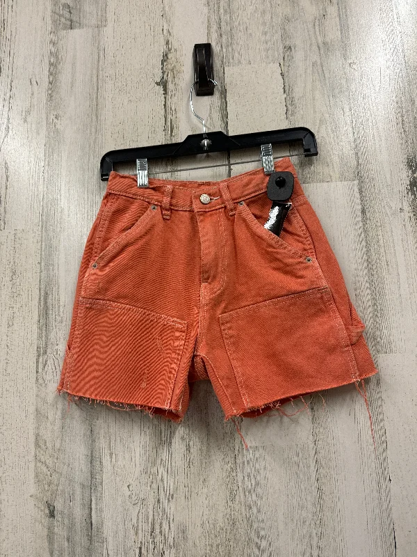 women's polyester shortsOrange Shorts Urban Outfitters, Size 00