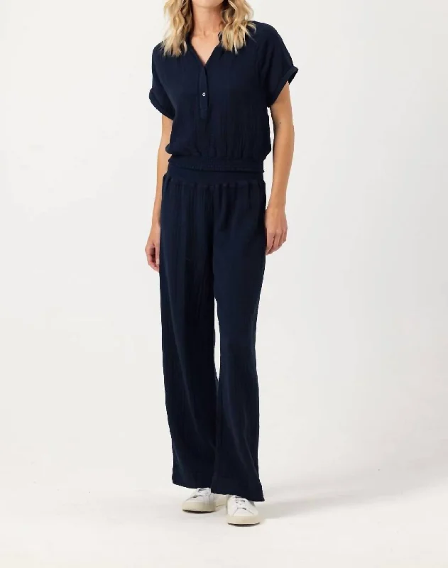 women's high-waisted pantsLila Pants In Navy