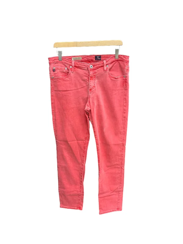 women's cropped pantsPants Cargo & Utility By Adriano Goldschmied In Red, Size: 12