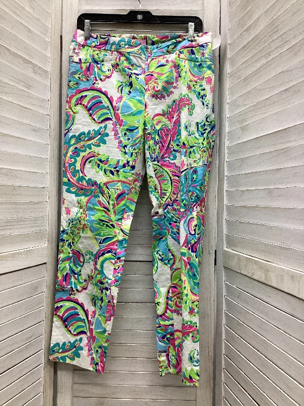 women's convertible pantsPants Designer By Lilly Pulitzer In Multi-colored, Size: 10