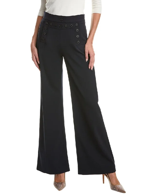 women's zipper pantsWeekend Max Mara Galli Wool-Blend Trouser