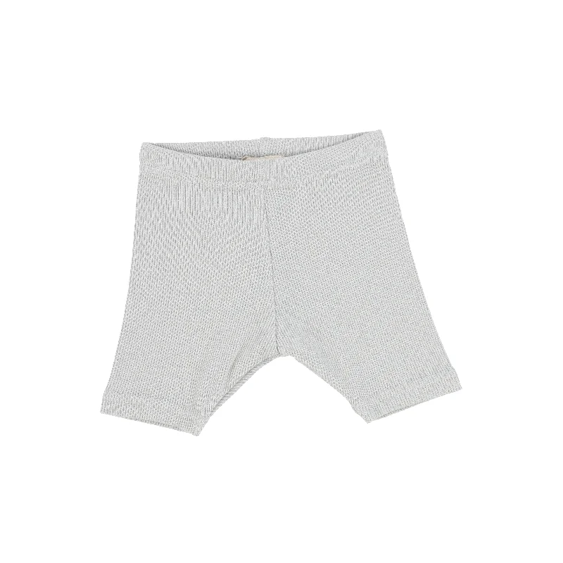 women's ripped shortsLil Legs Ribbed Shorts - Light Grey