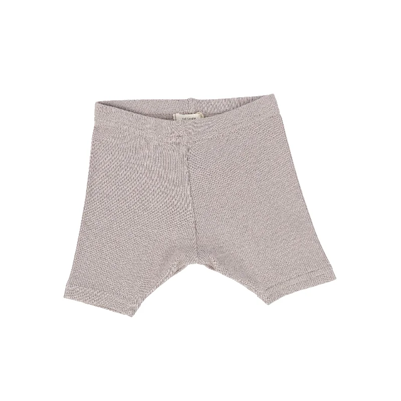 women's lace-up shortsLil Legs Ribbed Shorts - Taupe