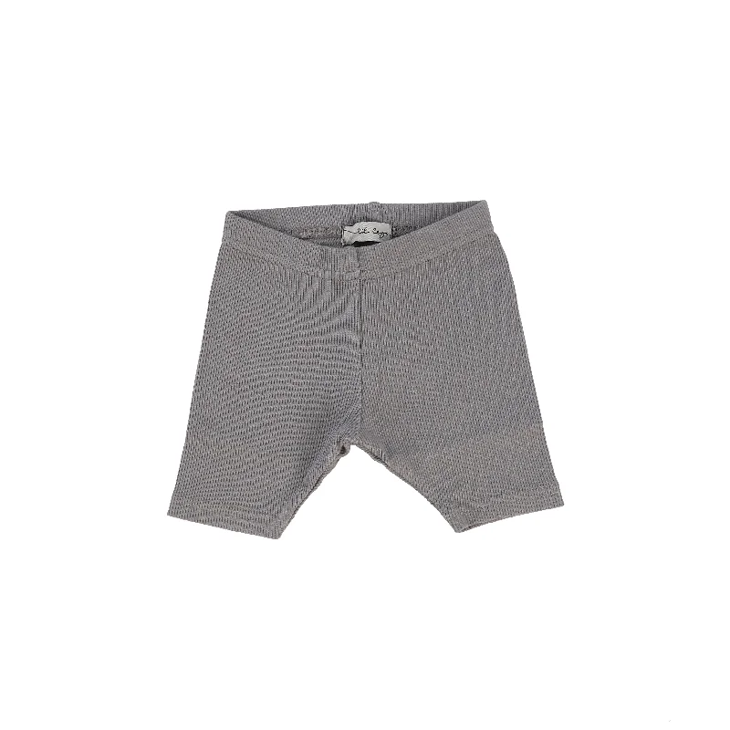 women's cargo shortsLil Legs Ribbed Shorts - Dark Grey