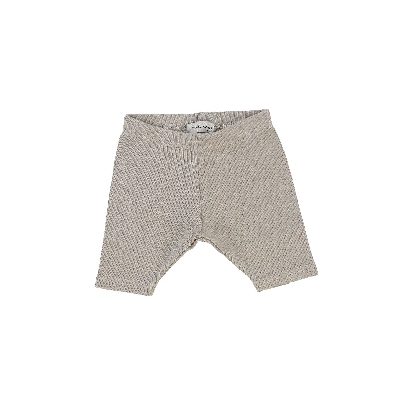 women's high-slung shortsLil Legs Ribbed Shorts - Taupe