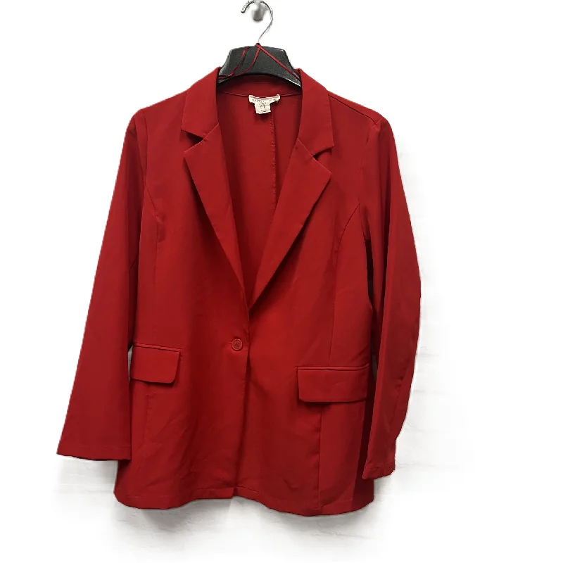 women's coats for snowboardingBlazer By Happily Grey In Red, Size: Xl