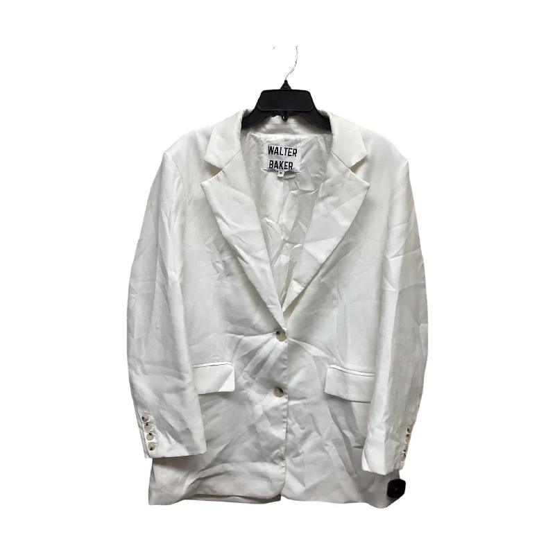 plus-size women's coatsBlazer By Walter Baker In White, Size: M