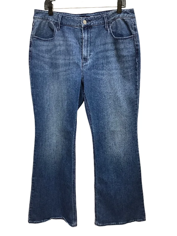 Jeans Flared By Old Navy In Blue Denim, Size: 16