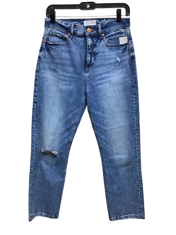 Jeans Straight By Loft In Blue Denim, Size: 0