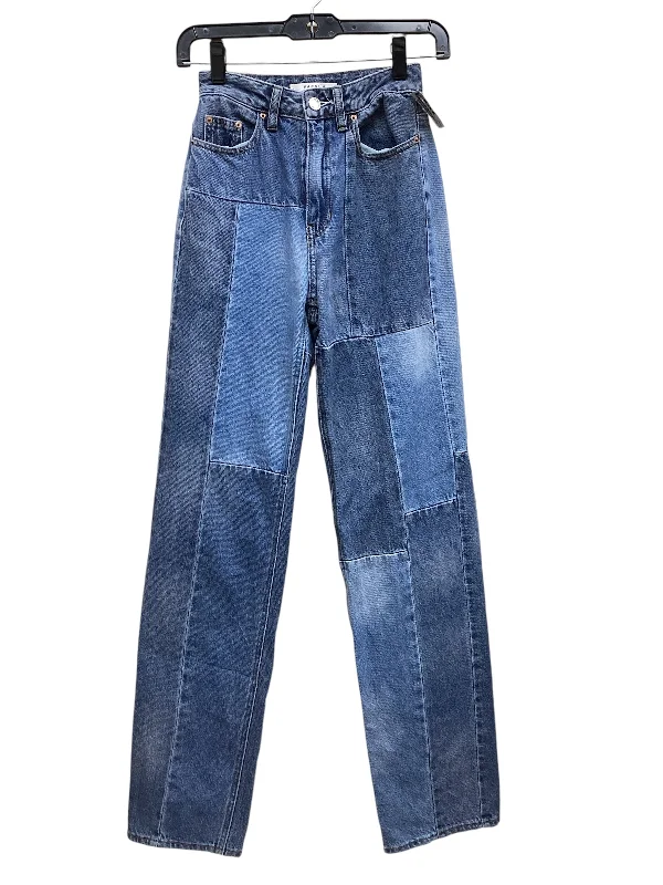 Jeans Straight By Pacsun In Blue Denim, Size: 00