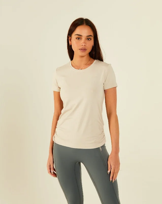 chic women's tops for everyday wearTala Tee Soft Clay