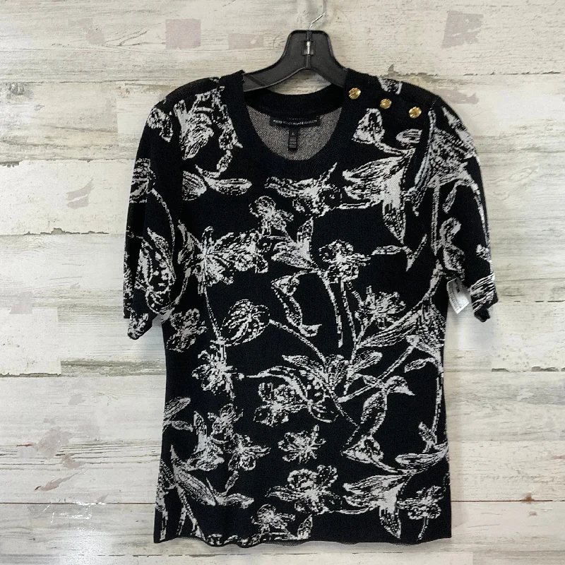 women's tops that offer a perfect blend of style, comfort, and affordabilityTop Short Sleeve By White House Black Market In Black, Size: L